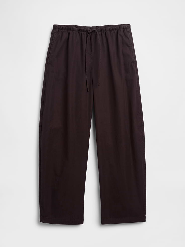 Image number 6 showing, Poplin Easy Barrel Pants