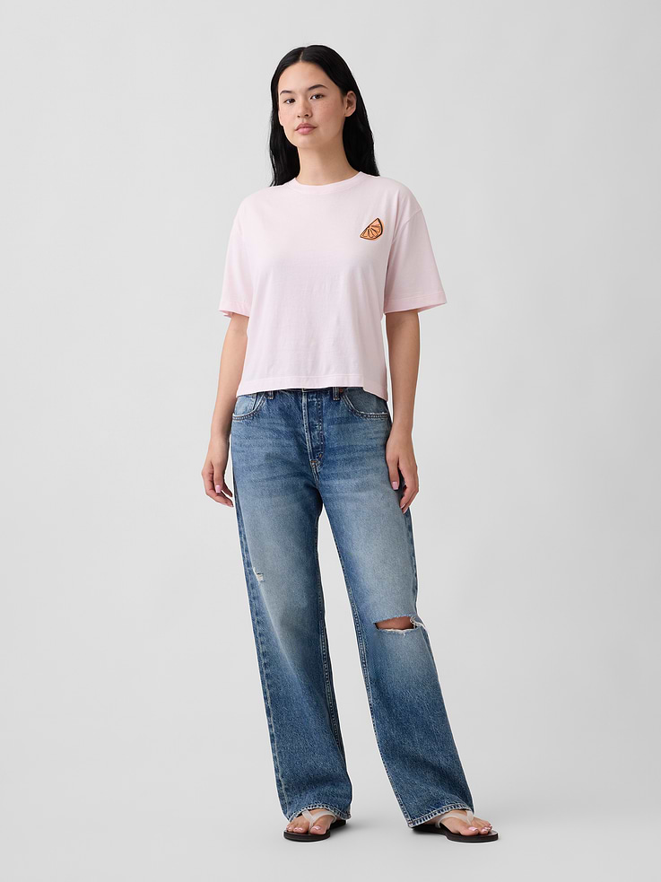 Image 3 of 5, Boxy Graphic T-Shirt