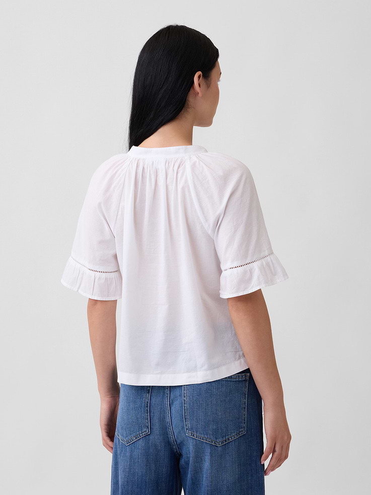 Image number 2 showing, Relaxed Eyelet Top