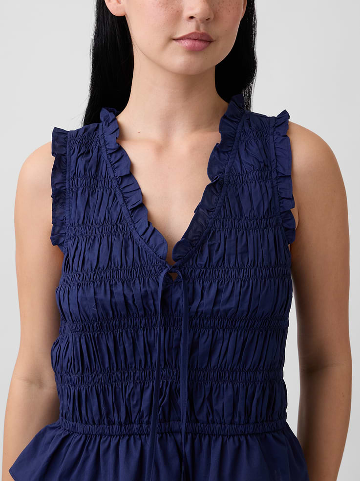 Image number 4 showing, Smocked Sleeveless Top