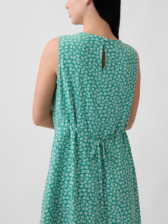 Print Sleeveless Mini Dress