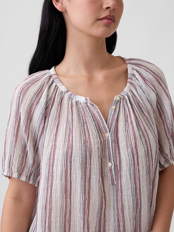 Oversized Puff Sleeve Top