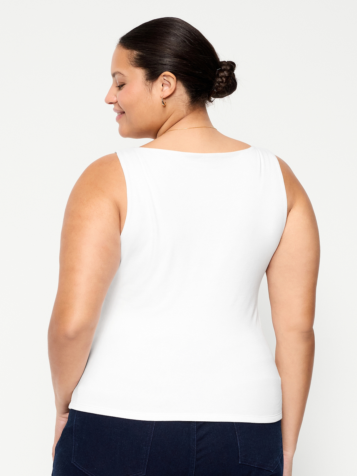 Hug Double-Layer Boatneck Top | Old Navy