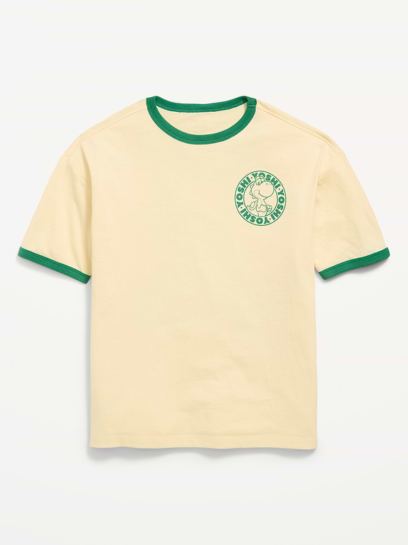 Super Mario™ Oversized Gender-Neutral Graphic T-Shirt for Kids
