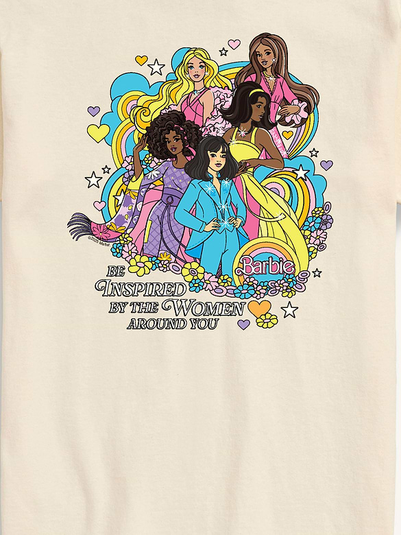 Barbie Inspire Women Short Sleeve Graphic T-Shirt
