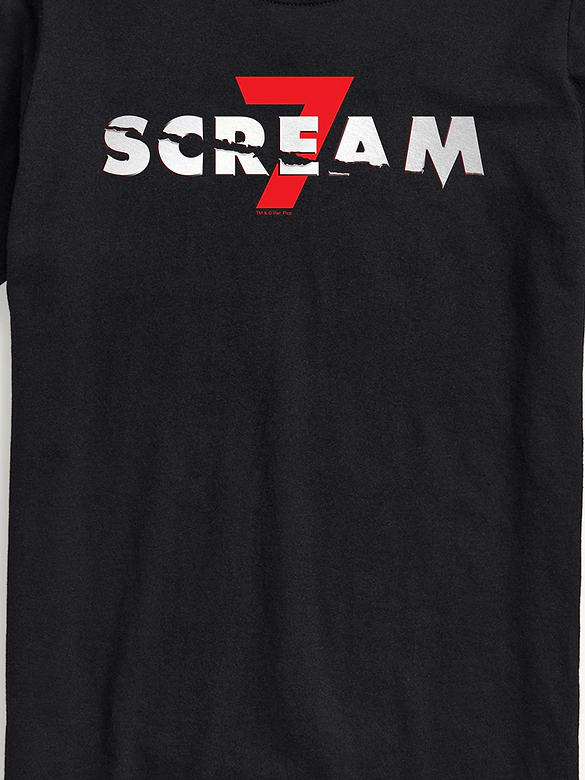 Scream 7 Logo Short Sleeve Graphic T-Shirt