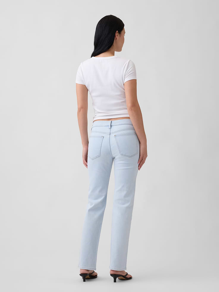 Image number 4 showing, Low Rise '90s Slim Straight Jeans