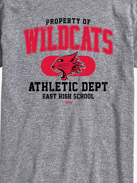High School Musical Property Of Wildcats Short Sleeve Graphic T-Shirt