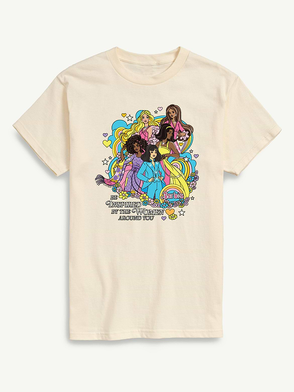 Barbie Inspire Women Short Sleeve Graphic T-Shirt