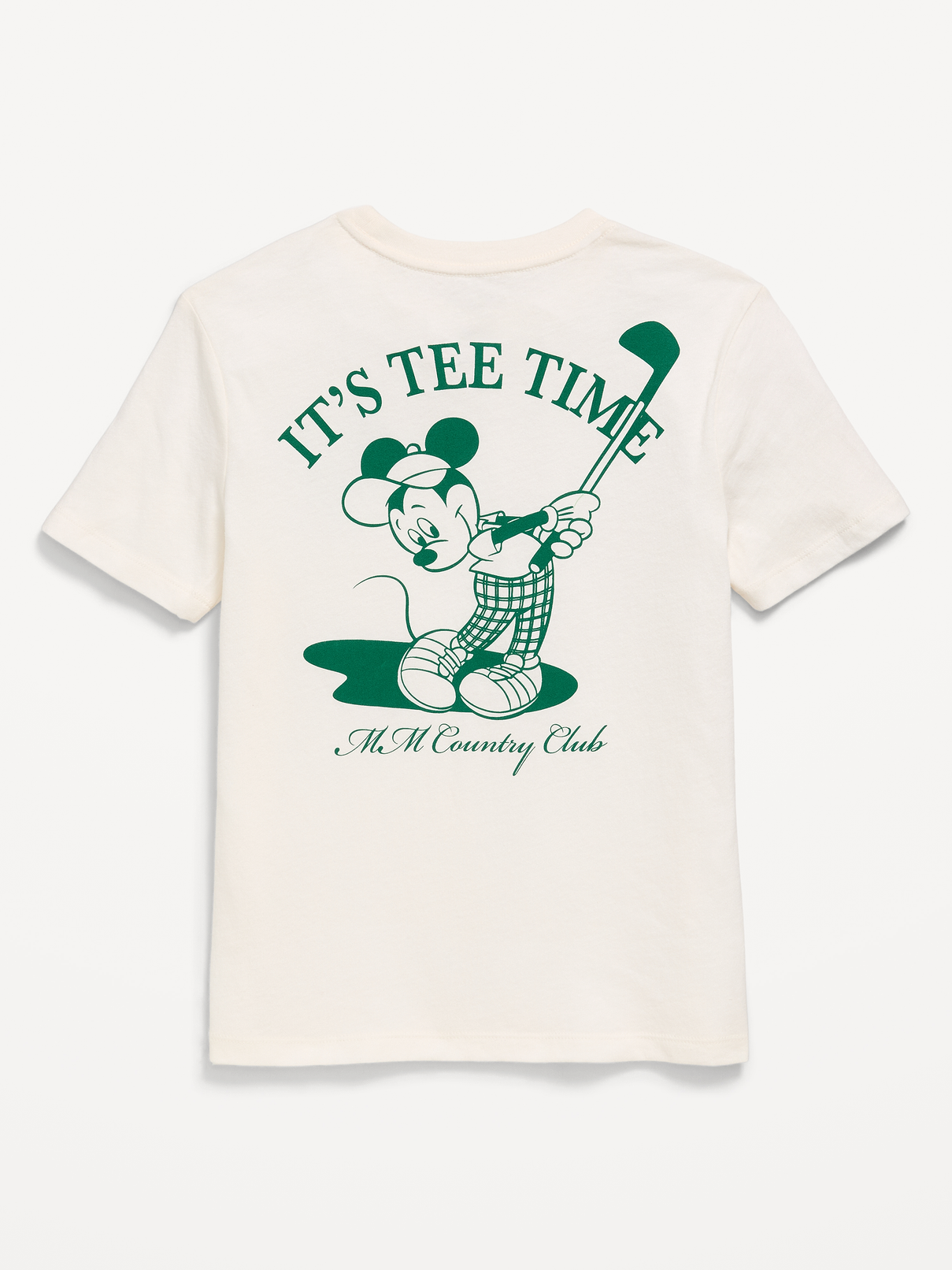 Image 1 of 2, crew neck, short sleeves, small-scale licensed graphic at front, large-scale licensed graphic at back, © Disney, Product #863914
