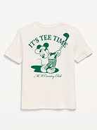 Image 1 of 2, crew neck, short sleeves, small-scale licensed graphic at front, large-scale licensed graphic at back, © Disney, Product #863914