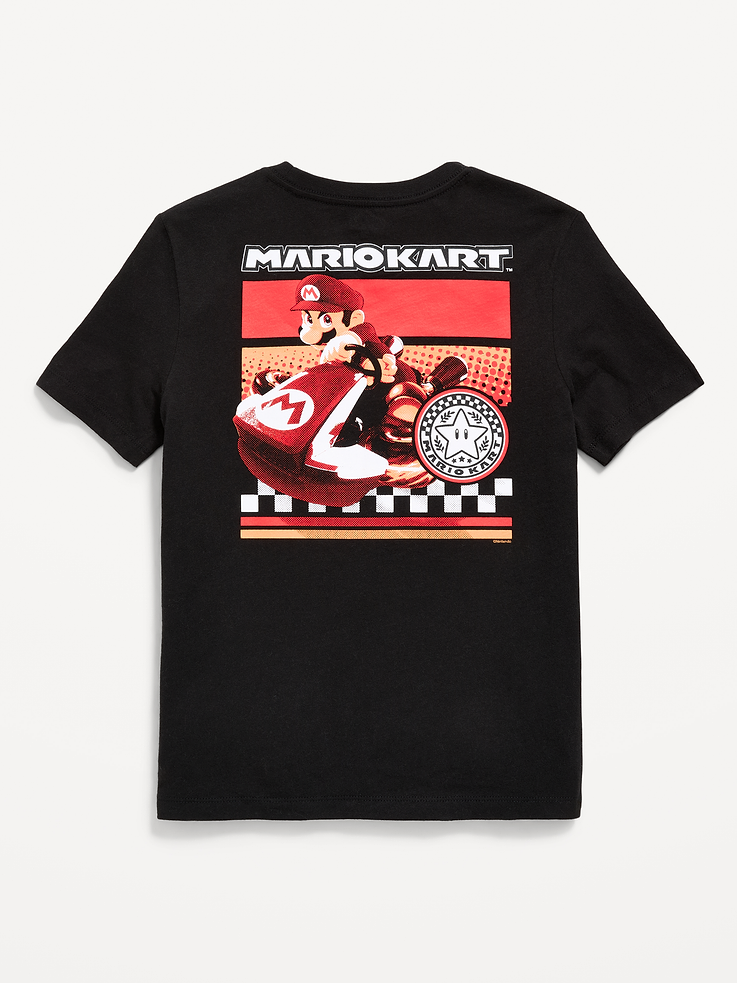 Image 1 of 2, crew neck, short sleeves, small-scale licensed graphic at front, large-scale licensed graphic at back, ™ & © 2026 Nintendo., Product #862161