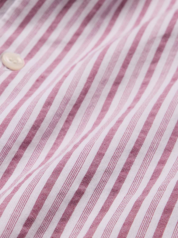 Slim-Fit Linen-Cotton Dress Shirt