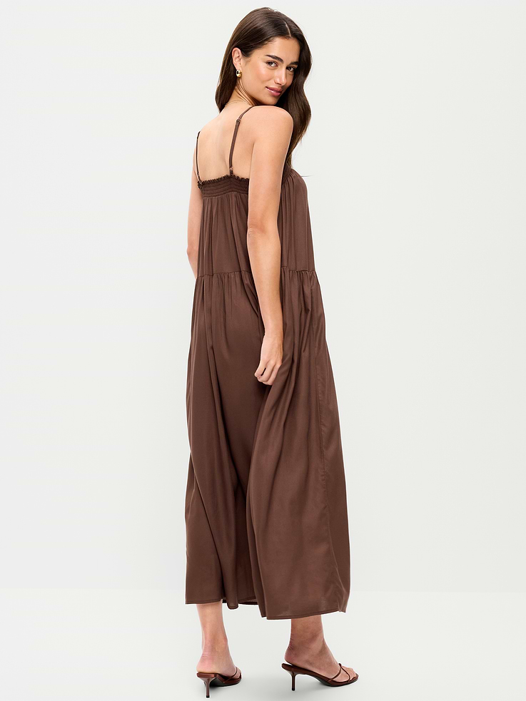 Image 2 of 10, Airy Smocked Maxi Dress