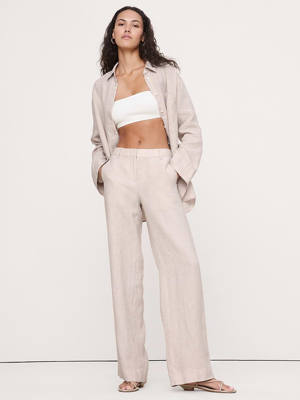 The Everyday Wide-Leg Pant in Linen