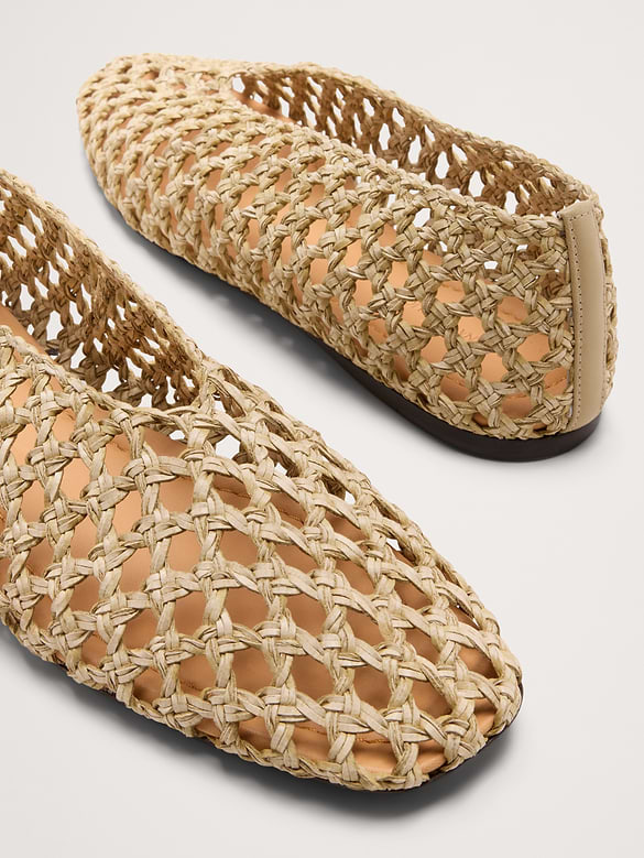 Ballerines tissées