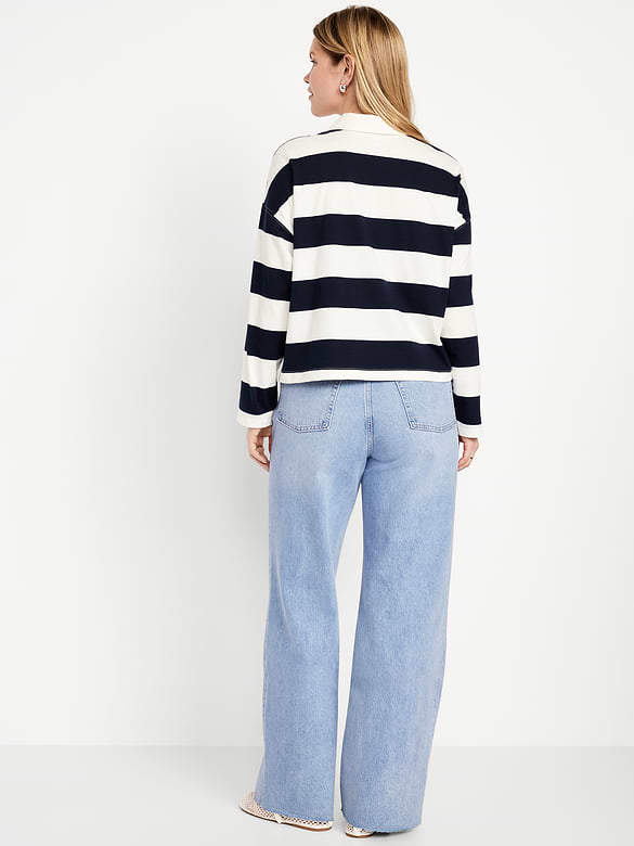 Extra High-Waisted Wide-Leg Jeans
