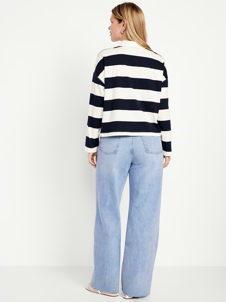 Image number 8 showing, Extra High-Waisted Wide-Leg Jeans
