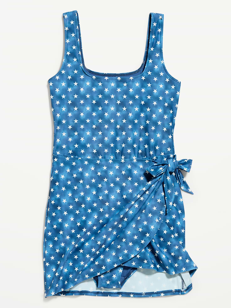Image number 9 showing, Matte Side-Tie Swim Dress