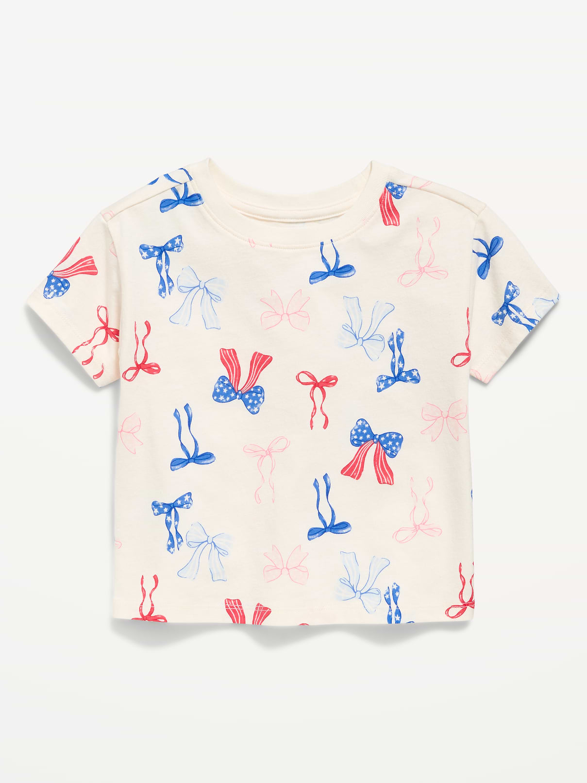 Image number 1 showing, Printed Short-Sleeve T-Shirt for Toddler Girls