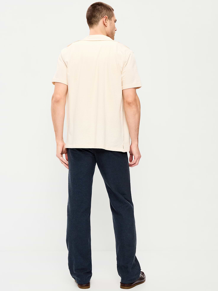 Image number 3 showing, 90's Straight-Fit Linen-Blend Dress Pants
