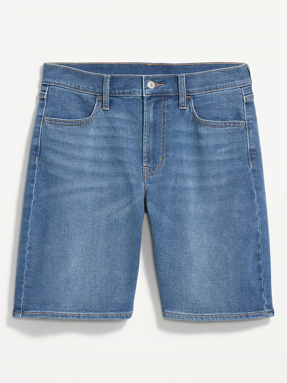 High-Waisted Wow Jean Shorts -- 9-inch inseam