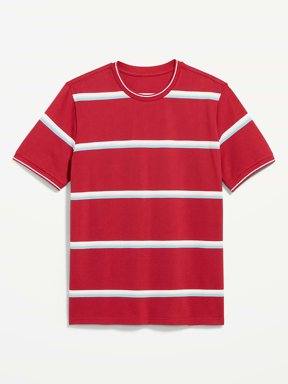 Crew-Neck Pique T-Shirt