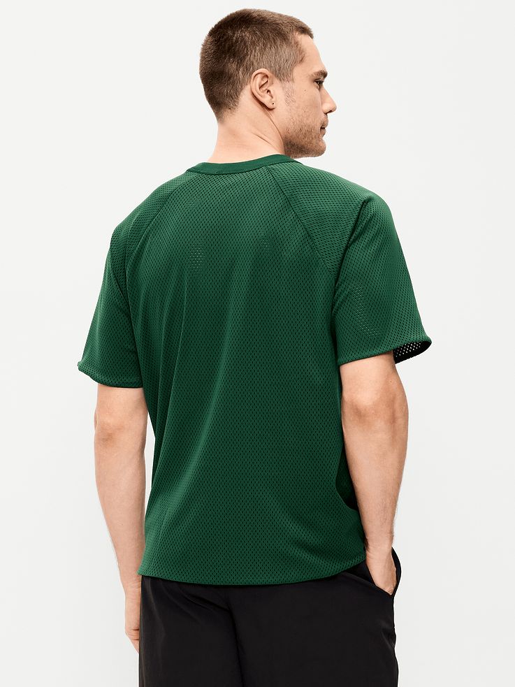 L'image numéro 2 présente T-shirt ample réversible en maille