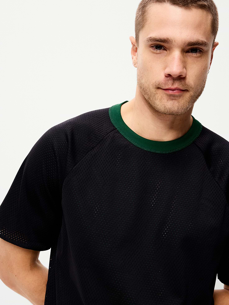 L'image numéro 3 présente T-shirt ample réversible en maille