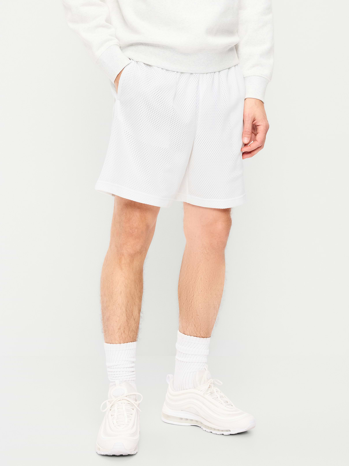 Image number 1 showing, Baggy Mesh Shorts -- 6-inch inseam