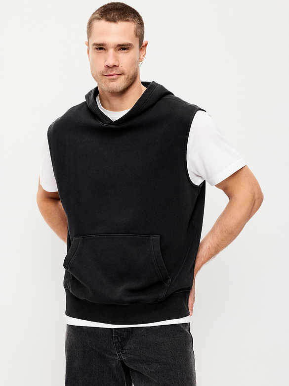 Lived-In Pro Sleeveless Muscle Hoodie
