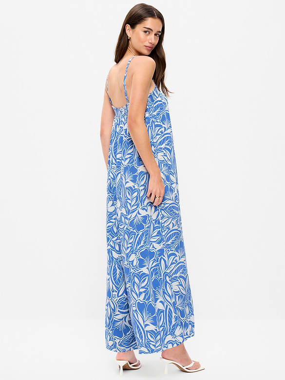 Airy Smocked Jumpsuit