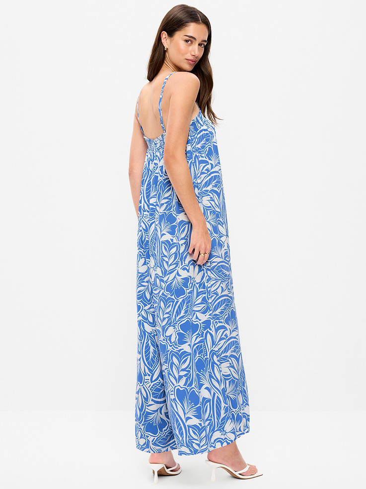 Image number 2 showing, Airy Smocked Jumpsuit