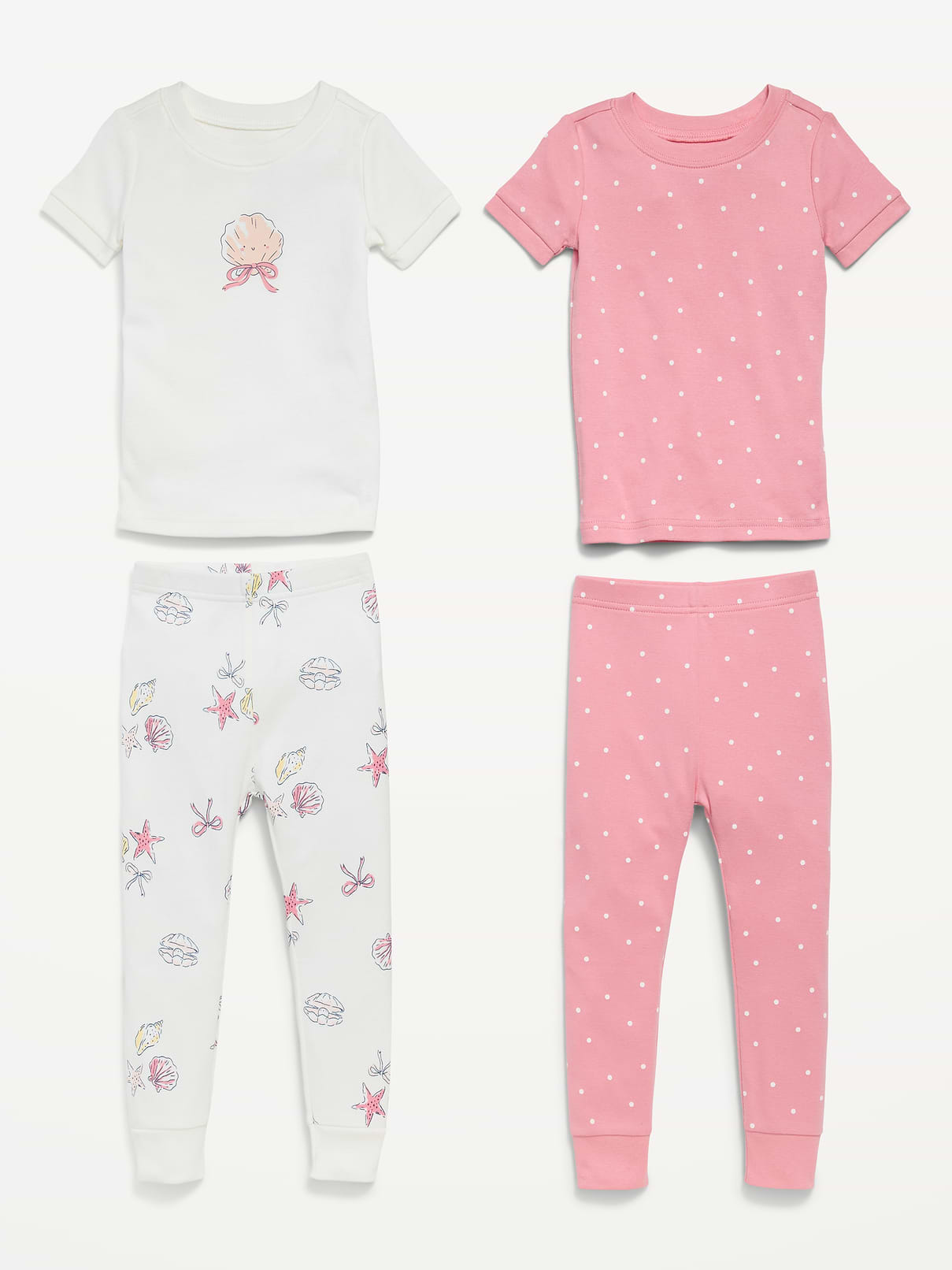 Image 2 of 2, Printed Snug-Fit Pajama 4-Piece for Toddler & Baby