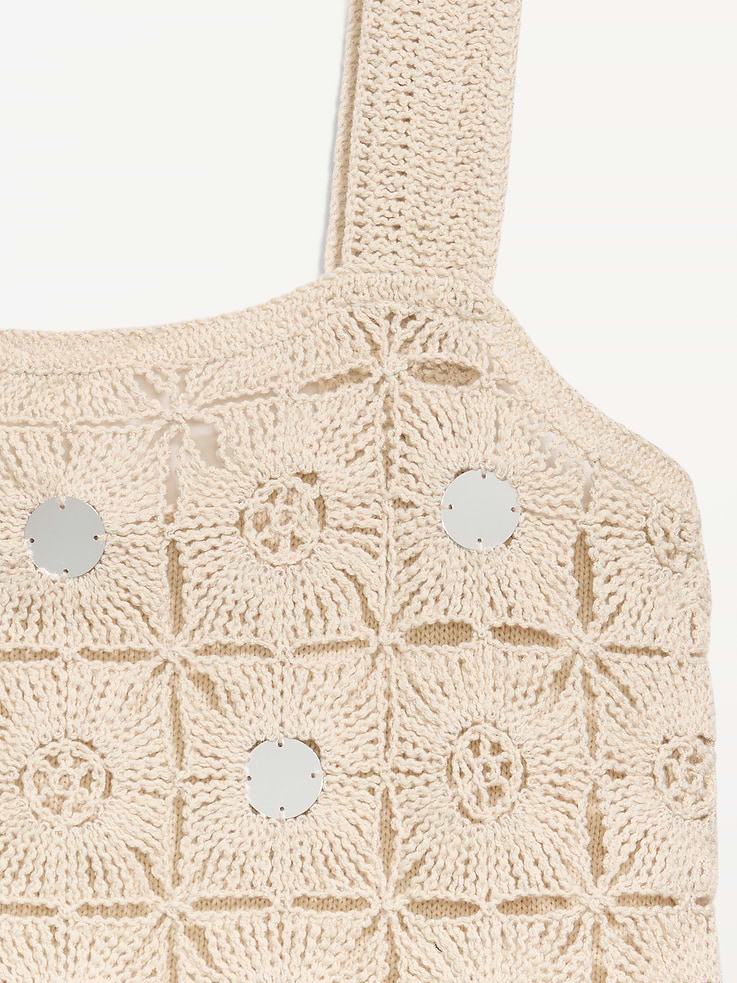 Image number 4 showing, Seaside Cotton Embellished Tank Top