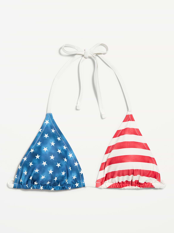 Triangle String Bikini Swim Top