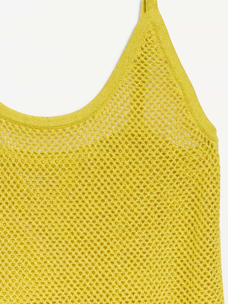 Image number 5 showing, Metallic Peplum Tank Top