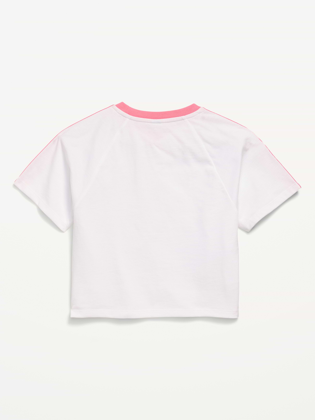 Image number 2 showing, Oversized Short-Sleeve Cropped T-Shirt for Girls