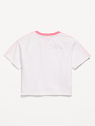 Image number 2 showing, Oversized Short-Sleeve Cropped T-Shirt for Girls