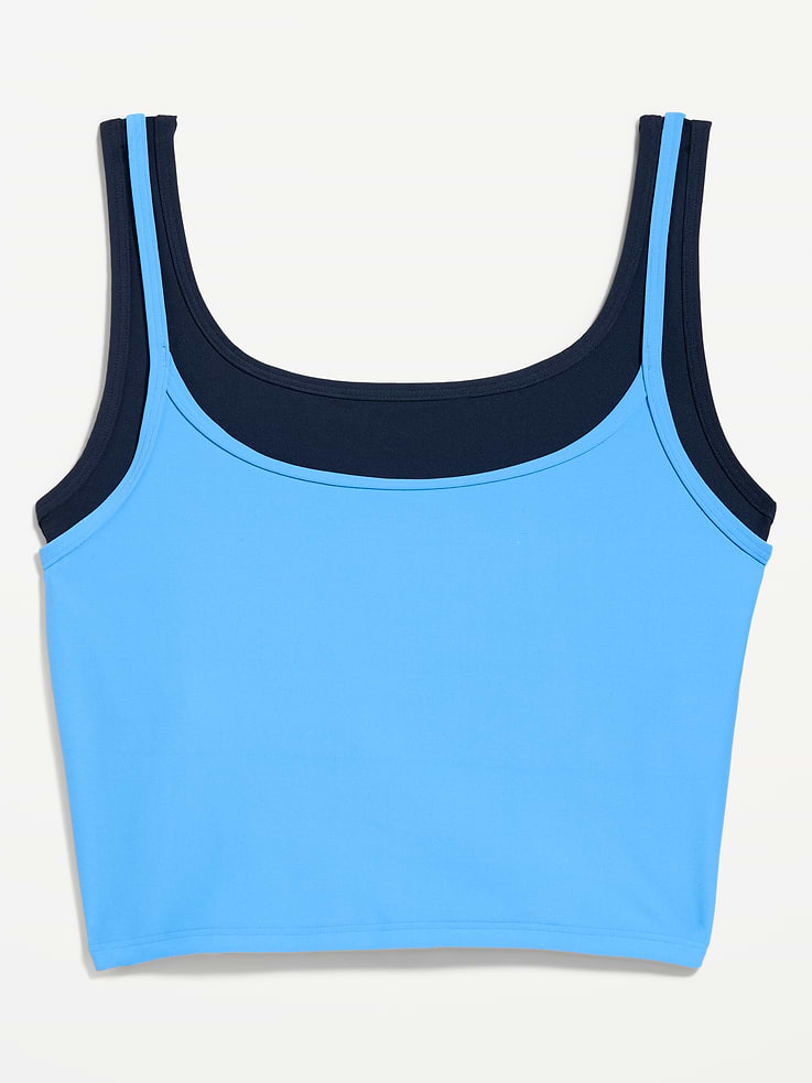 Image number 4 showing, PowerSoft Layered Longline Bra