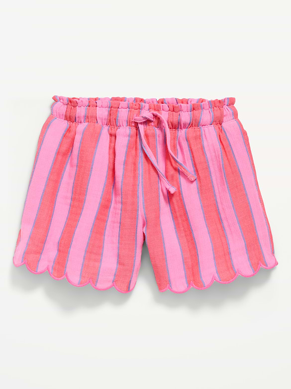 Double-Weave Shorts for Toddler Girls