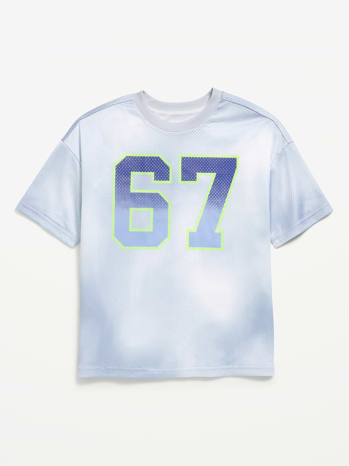 Image number 2 showing, Oversized Mesh Graphic Basketball T-Shirt for Boys
