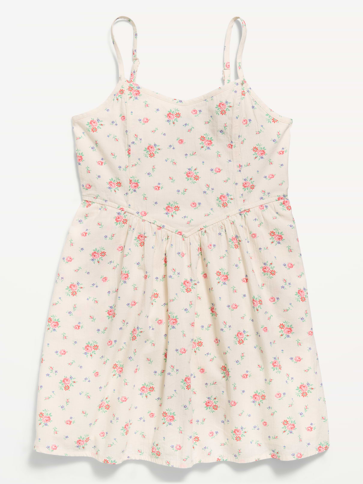 Image number 3 showing, Printed Sleeveless Fit and Flare Dress for Girls