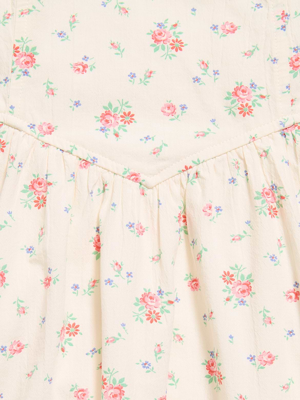 Printed Sleeveless Fit and Flare Dress for Girls