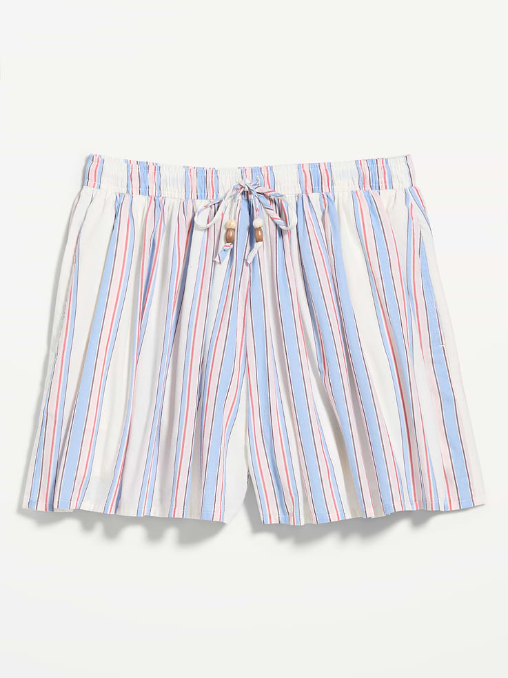 Image number 4 showing, High-Waisted Drapey Skirt Short