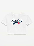 Image number 1 showing, Short-Sleeve Boxy Graphic T-Shirt for Toddler Girls