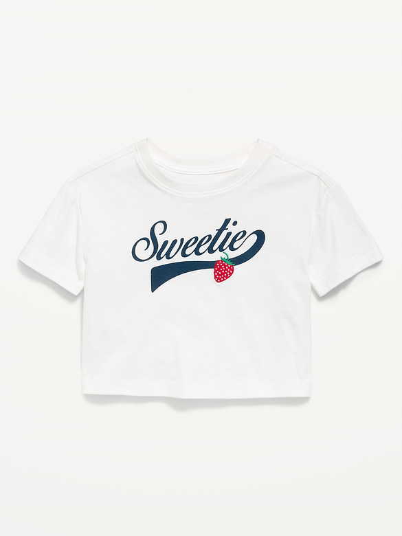 Short-Sleeve Boxy Graphic T-Shirt for Toddler Girls