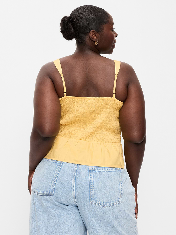 Image number 6 showing, Smocked Peplum Tank Top