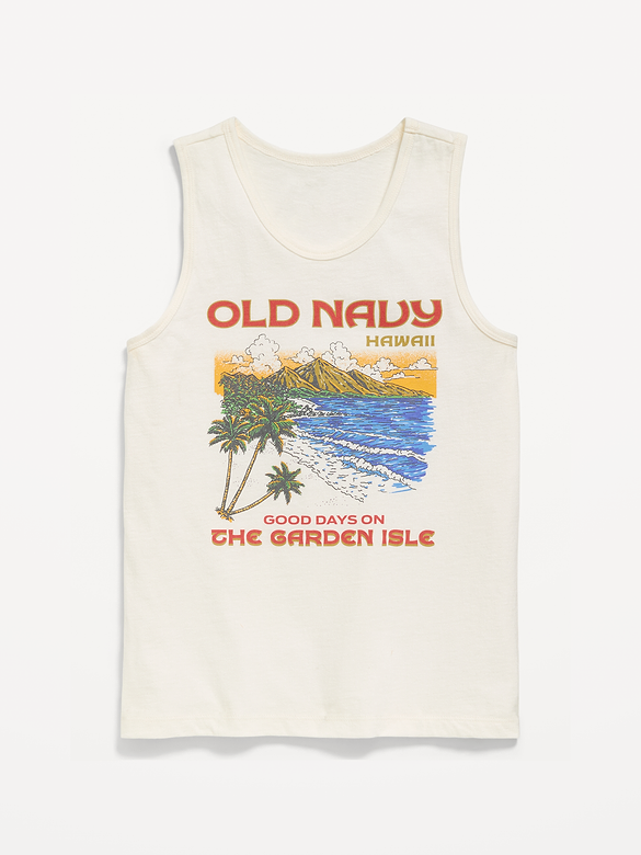 Logo-Graphic Tank Top for Boys