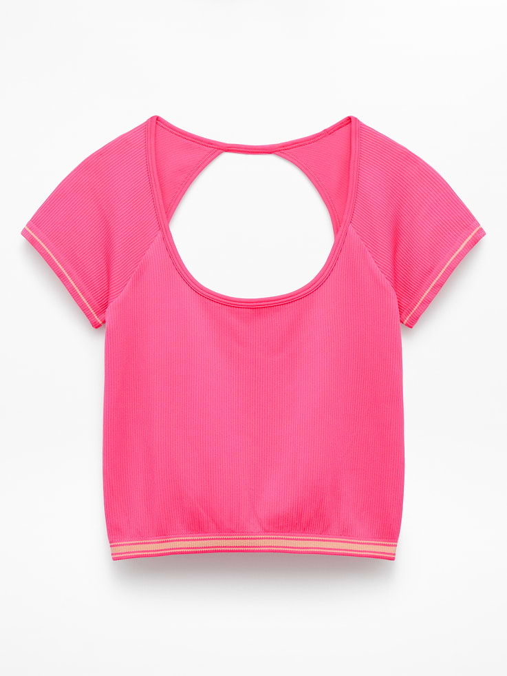 Image number 7 showing, Recharge Seamless Open Back Tee